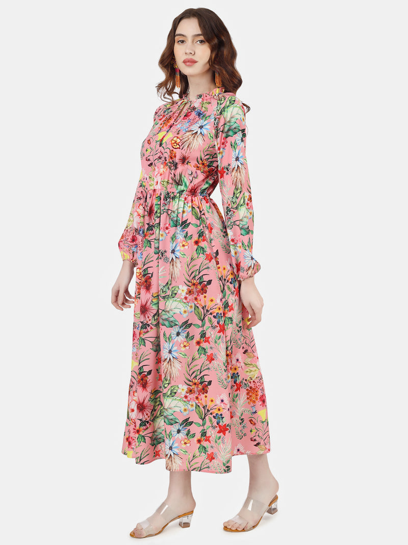 Amaryllis maxi dress